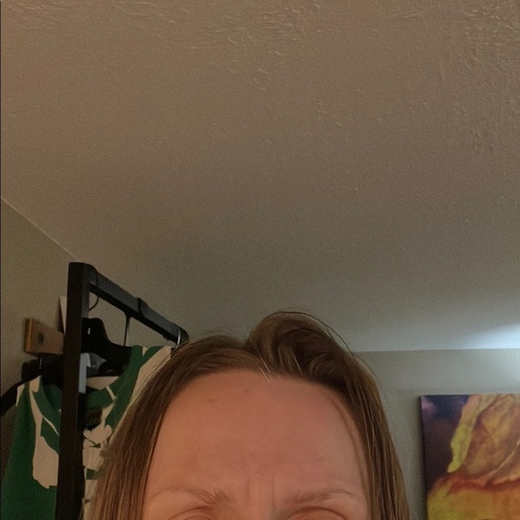 Adore Brown Tan Asymmetrical Gown with Bishop Sleeves - Picture 11 of 16